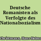 Deutsche Romanisten als Verfolgte des Nationalsozialismus