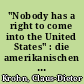 "Nobody has a right to come into the United States" : die amerikanischen Behörden und das Flüchtlingsproblem nach 1933