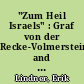"Zum Heil Israels" : Graf von der Recke-Volmerstein and his missionary colony at Düsselthal, 1822-1828