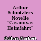 Arthur Schnitzlers Novelle "Casanovas Heimfahrt"