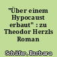 "Über einem Hypocaust erbaut" : zu Theodor Herzls Roman 'Altneuland'